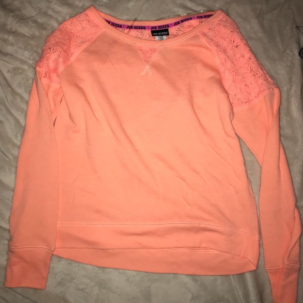 Orange sweatshirt